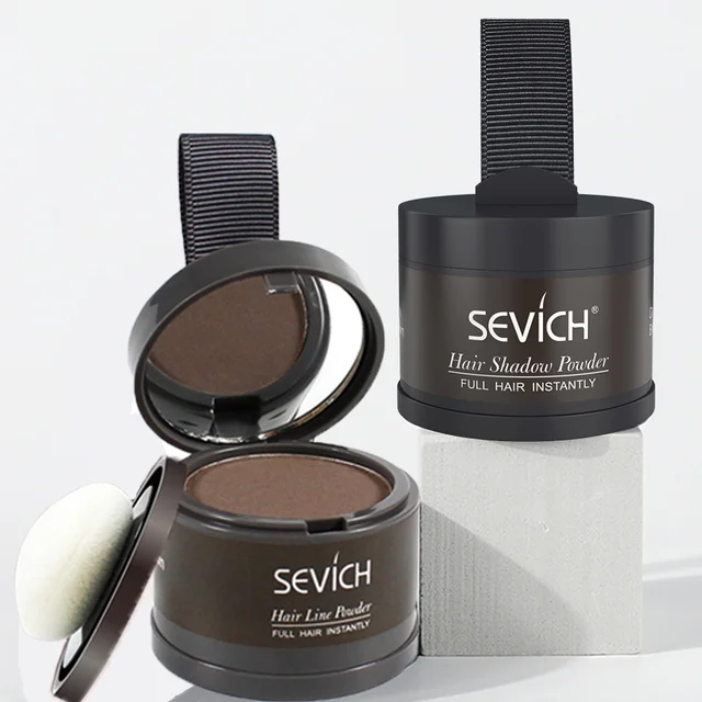 Sevich Hair Line Powder 4g Black Root Cover Up Natural Instant Waterproof Hairline Shadow Powder Hair Concealer Coverage 13color 1