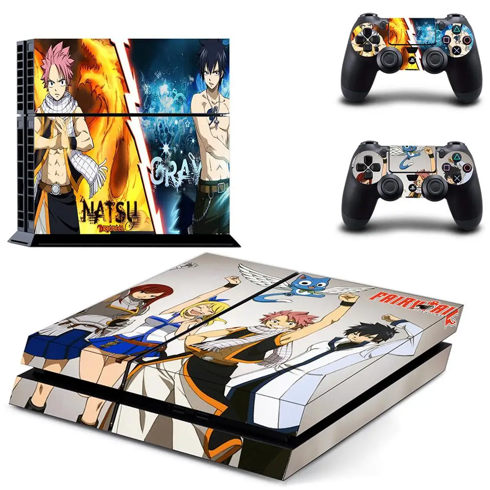 FAIRY TAIL PS4 наклейки виниловые кожа PS 4 стикер Play station Pegatinas для консоли playstation и 2