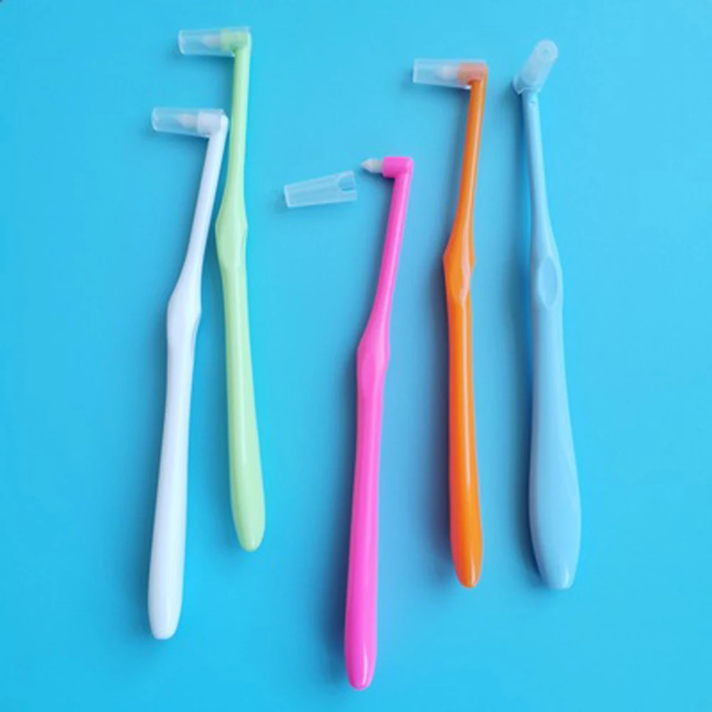 

1Pcs Small Head Interdental Brush Orthodontic Dental Floss Toothbrush Correction Teeth Braces Clean Wisdom Tooth Brush