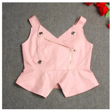 Новинка бесплатная доставка брендовый стильный женский кожаный жилет