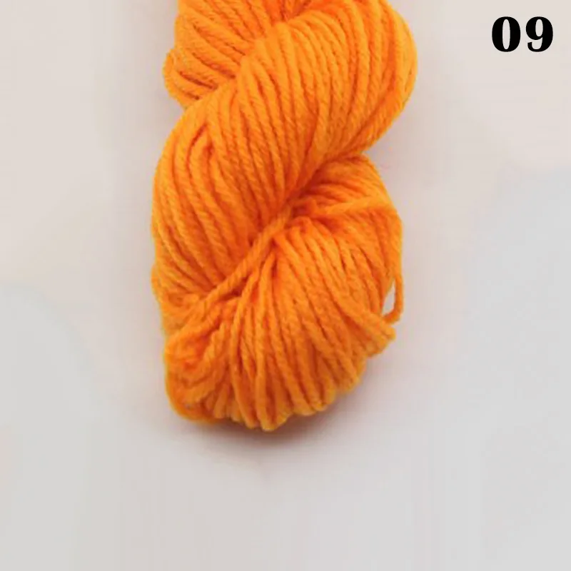 

25g Thick Dyed Yarn Soft Cotton Blended Wool Anti-Pilling Crochet Milk Yarn For Baby Hat Scarf Sweater Blanket Knitting Thread