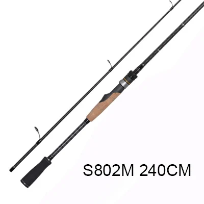 Spinning 240cm 802M Спиннинговое удилище OBSESSION Peche, 8 футов, удочка для литья под давлением, удочка для морской рыбалки, направляющие для Fuji, углеродное удилище, удочка для рыбалки, cana pesca - Цвет: Spinning 240cm 802M