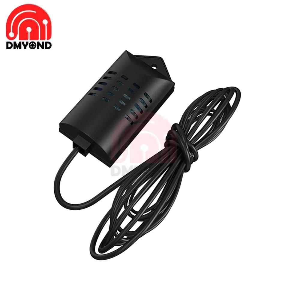 Цифровой датчик температуры и влажности с чехлом кабель постоянного тока 2 1 3 6 В 40