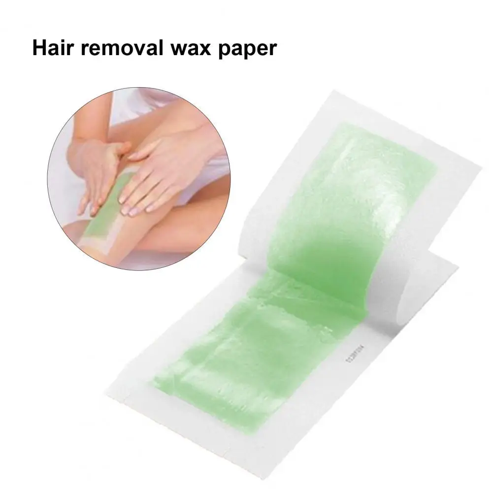 

10Pcs Paper Waxing Strips Gentle Professional Beauty Supplies Facial Bikini Wax Strips Sticks for Girl