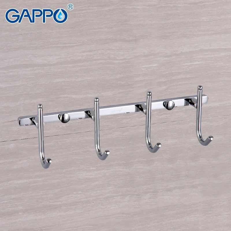 

GAPPO Bathroom Accessies Clothes Towel Hanger 4 ways Installation Wall Hooks Coat Clothes Holder for Bathroom Kitchen Bedroom