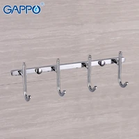 gappo bathroom accessies clothes towel hanger 4 ways installation wall hooks coat clothes holder for bathroom kitchen bedroom
