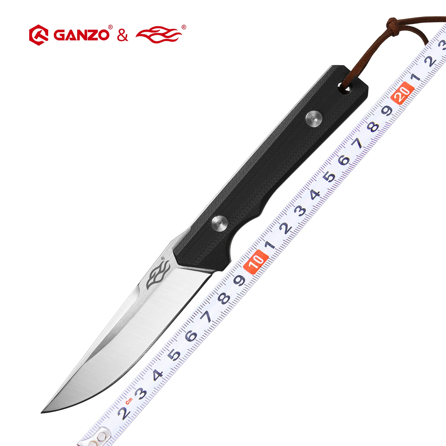 Нож с фиксированным лезвием Firebird Ganzo FH805 9cr18mov клинок рукояткой G10 для выживания