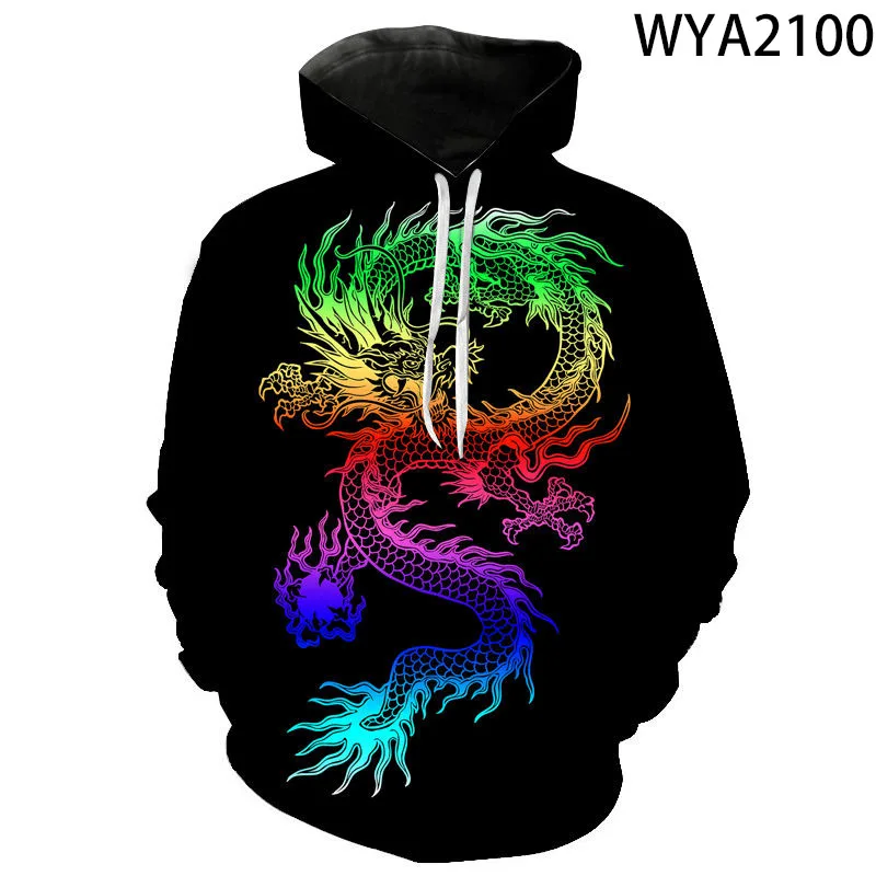 

2020 New Dragon Sweatshirts 3D Printed Men Women Children Hoodies Pullover Long Sleeve Streetwear Boy Girl Kids Cool Jacke