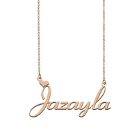 jazayla name necklace custom name necklace for women girls best friends birthday wedding christmas mother days gift