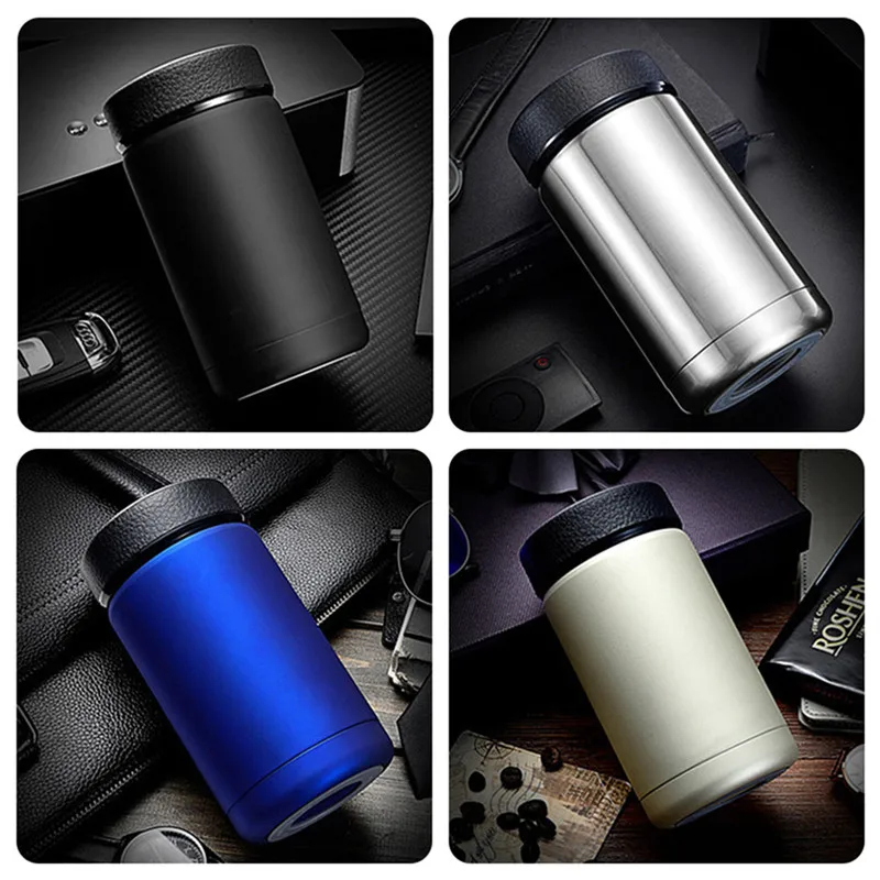 Новинка 400 мл термос в деловом стиле из нержавеющей стали кружки для путешествий