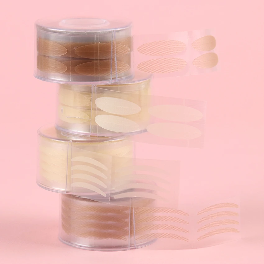 600 шт./упак. прозрачная серая и бежевая полоса для век большие глаза невидимые