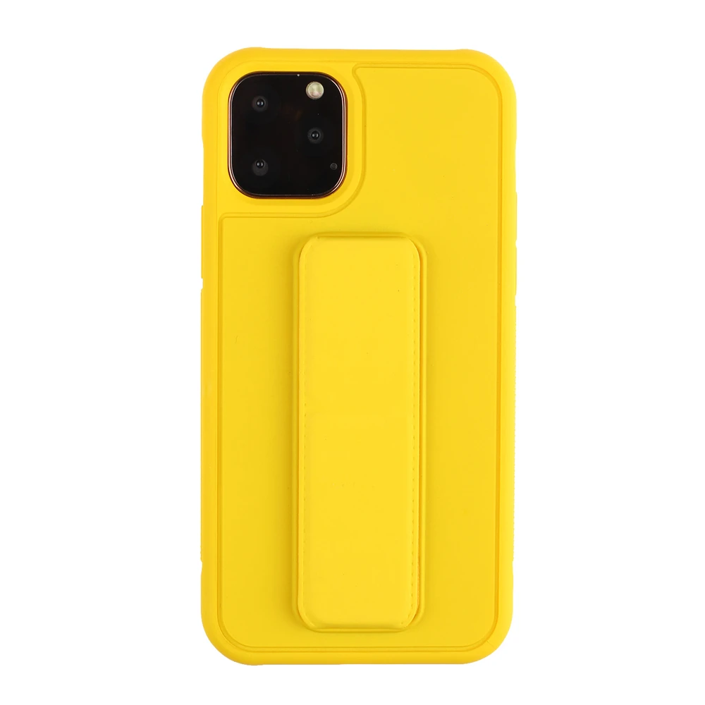 Для iPhone 11 Pro 11 Pro Max 6 6s 7 8 Plus X Xr Xs Max чехол с логотипом Мягкий ТПУ чехол для телефона с подставкой и ремешком на руку