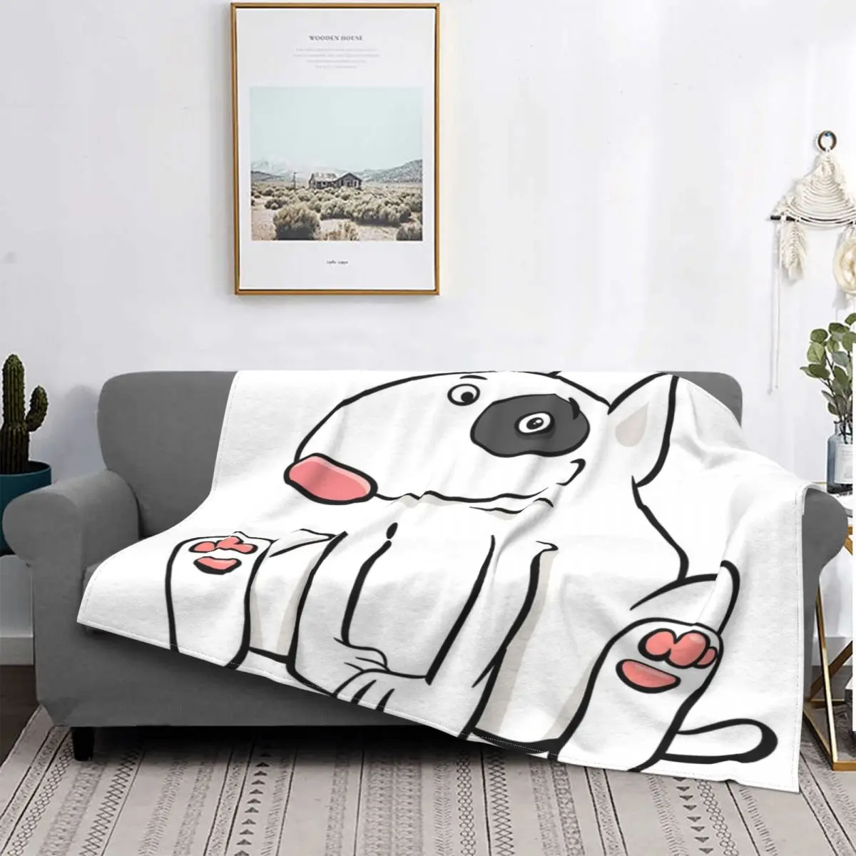 

Staffordshire Bull 2119 Blanket Bedspread Bed Plaid Carpet Prayer Islam Convertible Sofa Hoodies