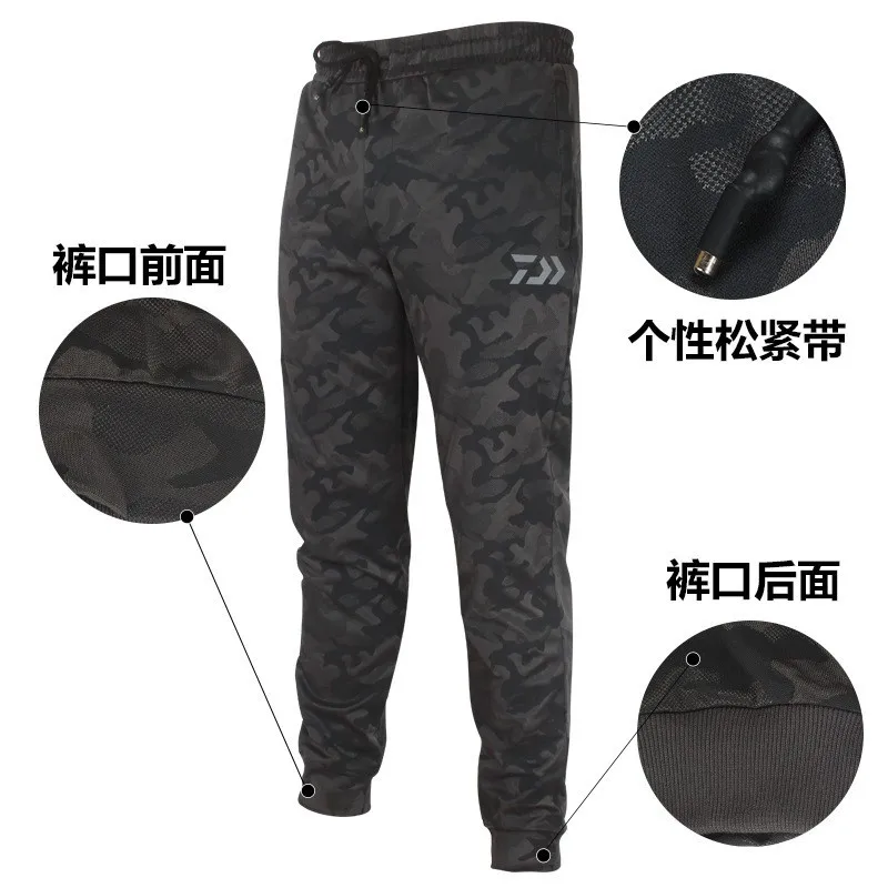 

Daiwa Fishing Pants Outdoor Sports Quick-drying Breathable Fishing Pants Sports Wear Mens Camouflage Pants Fishing Clothing