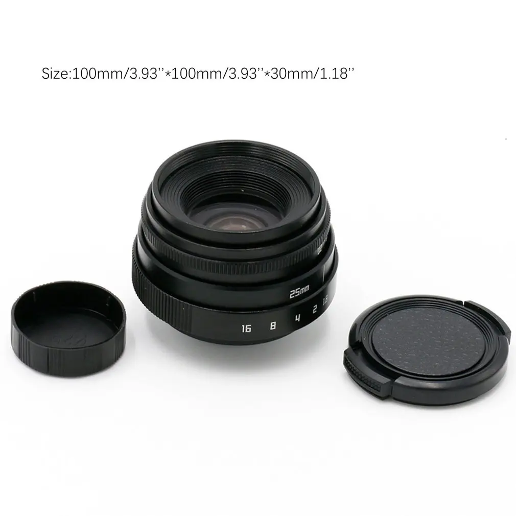 Мини 35 мм F1.6 APS-C объектив для телевизора/объектив телевизора CCTV 16 C Mount Camera Mirrorless