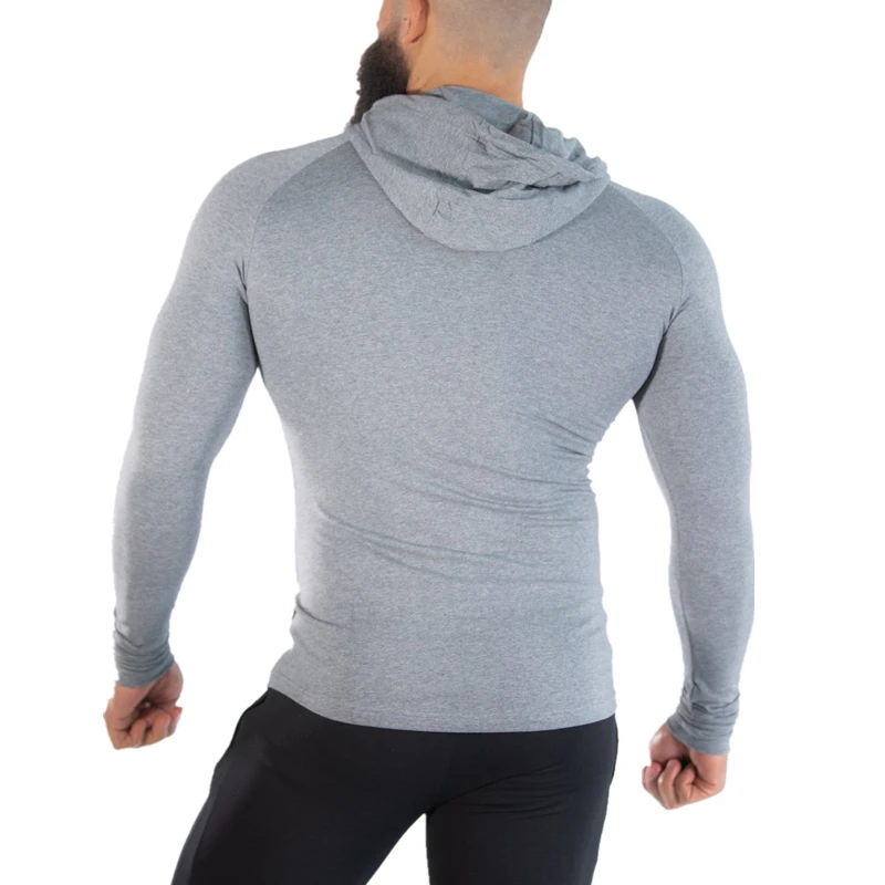 

New Men Cotton Sweatshirt Gyms Fitness Bodybuilding Workout Hoodies Casual Fashion Jacket Zipper Sportswear Tracksuits Clothing