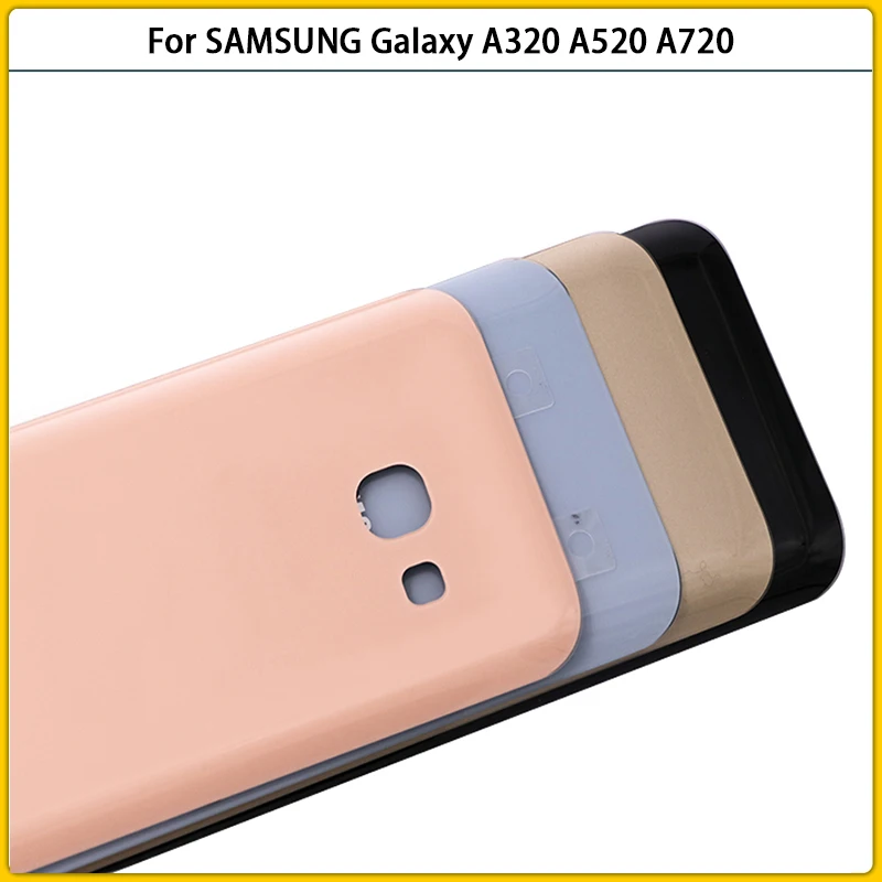 10 шт. новый задний корпус A520 для SAMSUNG Galaxy A3 A5 A7 2017 A320 A720 Стеклянная Крышка