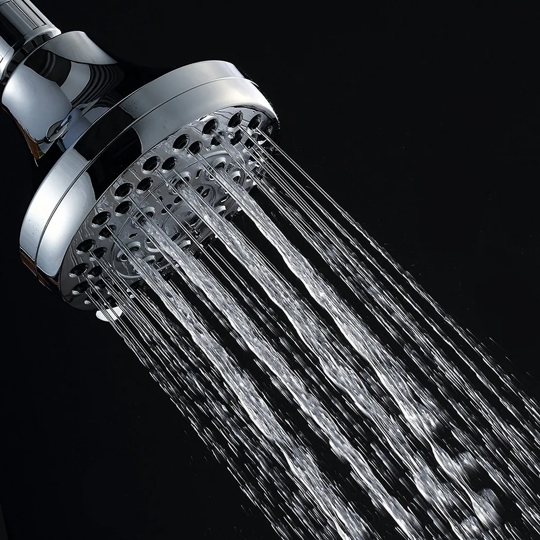 

4 In Shower Head Adjustable Head High Pressure Shower Spray Kit New Set