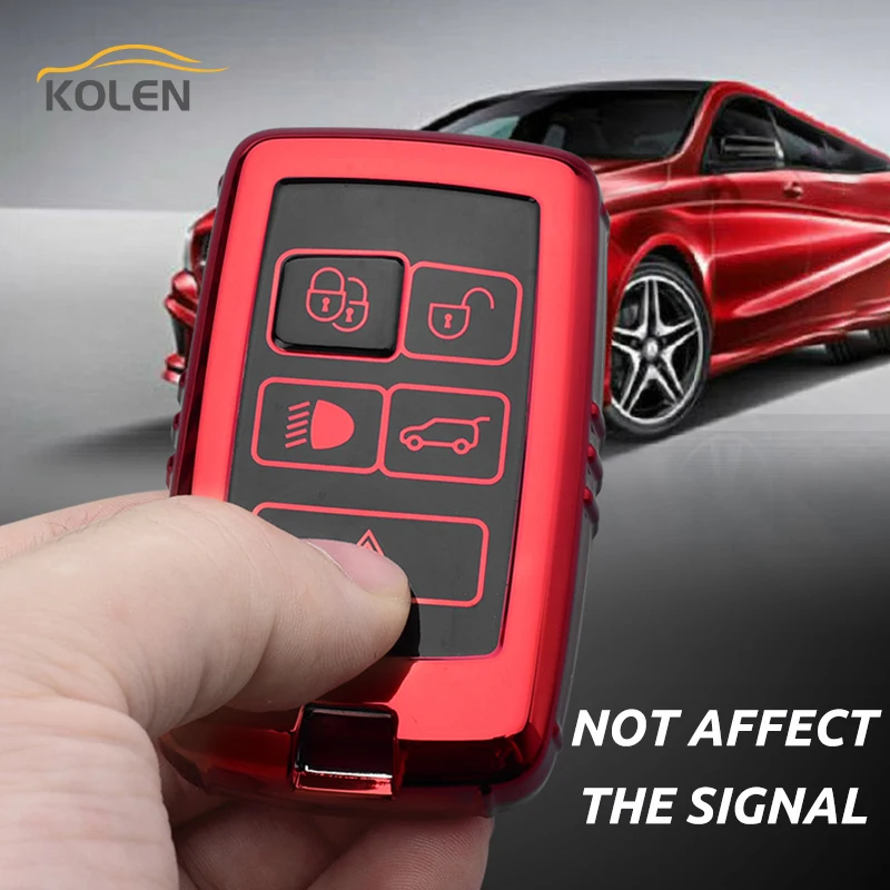 TPU Car Remote Key Case Cover Shell Fob For Land Rover Range Rover Evoque DIscovery 5 Sport For Jaguar XEL E-Pace Accessories 13 TPU Car Remote Key Case Cover Shell Fob For Land Rover Range Rover Evoque DIscovery 5 Sport For Jaguar XEL E-Pace Accessories - H863338b6688e4a3aa084db9b9e450c60L