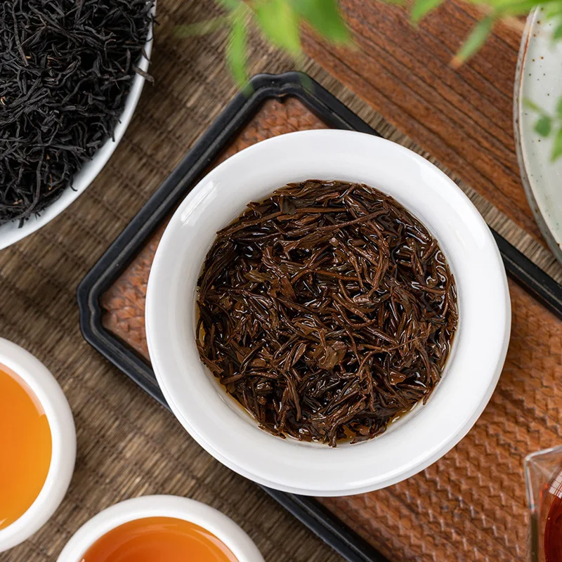 Fujian Wuyishan-t&eacute; negro a granel miel fragante tiras Lapsang Souchong-t&eacute; 500g venta al por mayor comida verde para el cuidado de la salud-1