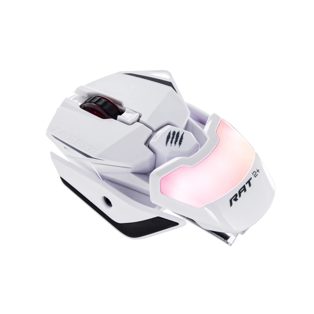 Мышь Mad Catz R.A.T. 2+ White проводная оптическая 5000 dpi USB RGB подсветка белый | Компьютеры и