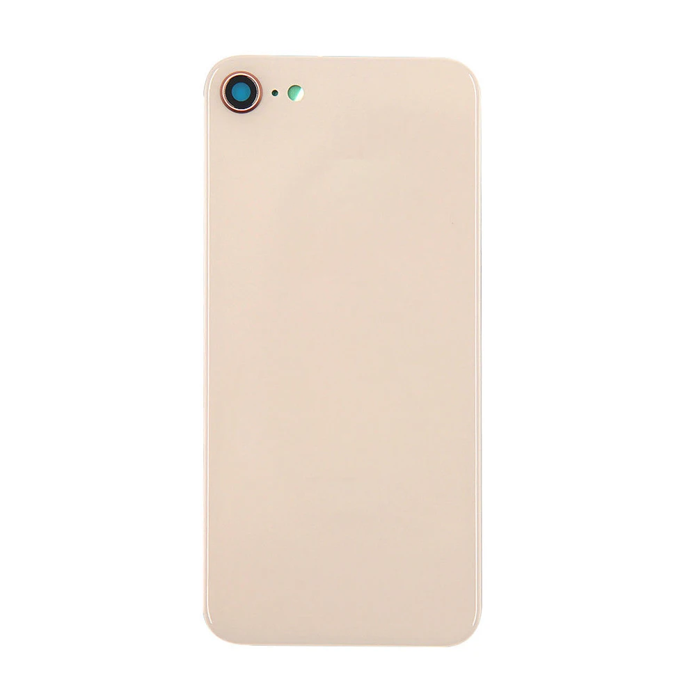 10 шт для iphone 8 Plus задняя Батарея задняя крышка Стекло Корпус чехол с Камера Рамка держатель крышки объектива