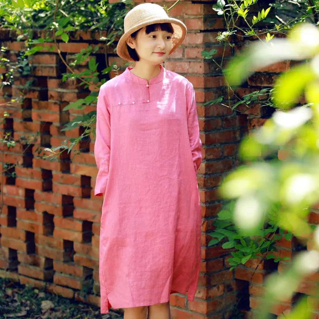 Оригинальное домашнее Новое китайское платье Чонсам с маленьким стоячим