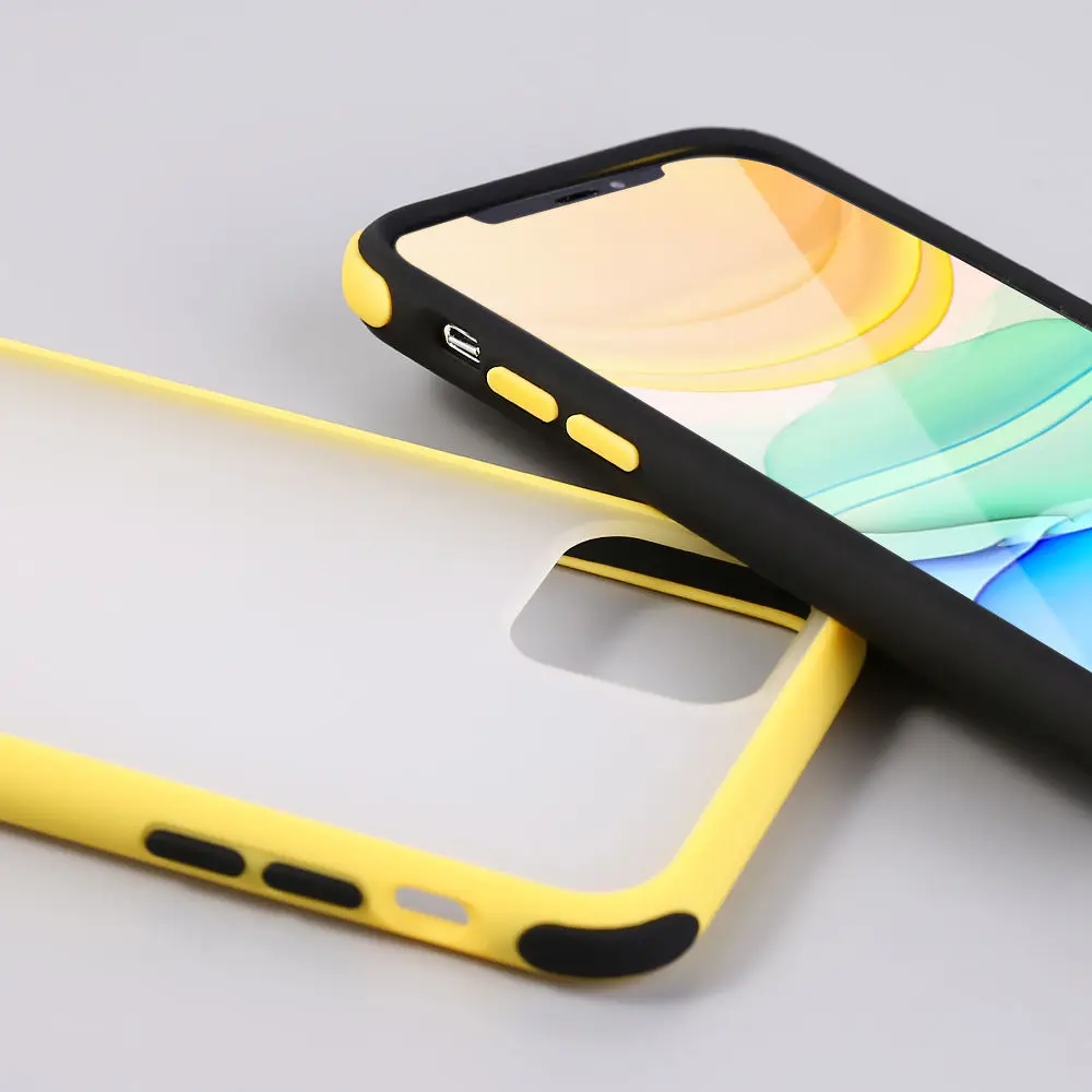 Матовый Прозрачный чехол для телефона iPhone 11 XR XS Max X 6 6S 7 8Plus Siliicone защитный бампер жесткий чехол для телефона