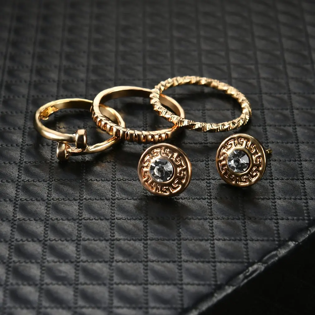 6 шт./компл. популярные серьги кольцо элегантные украшения жемчужные подарок для