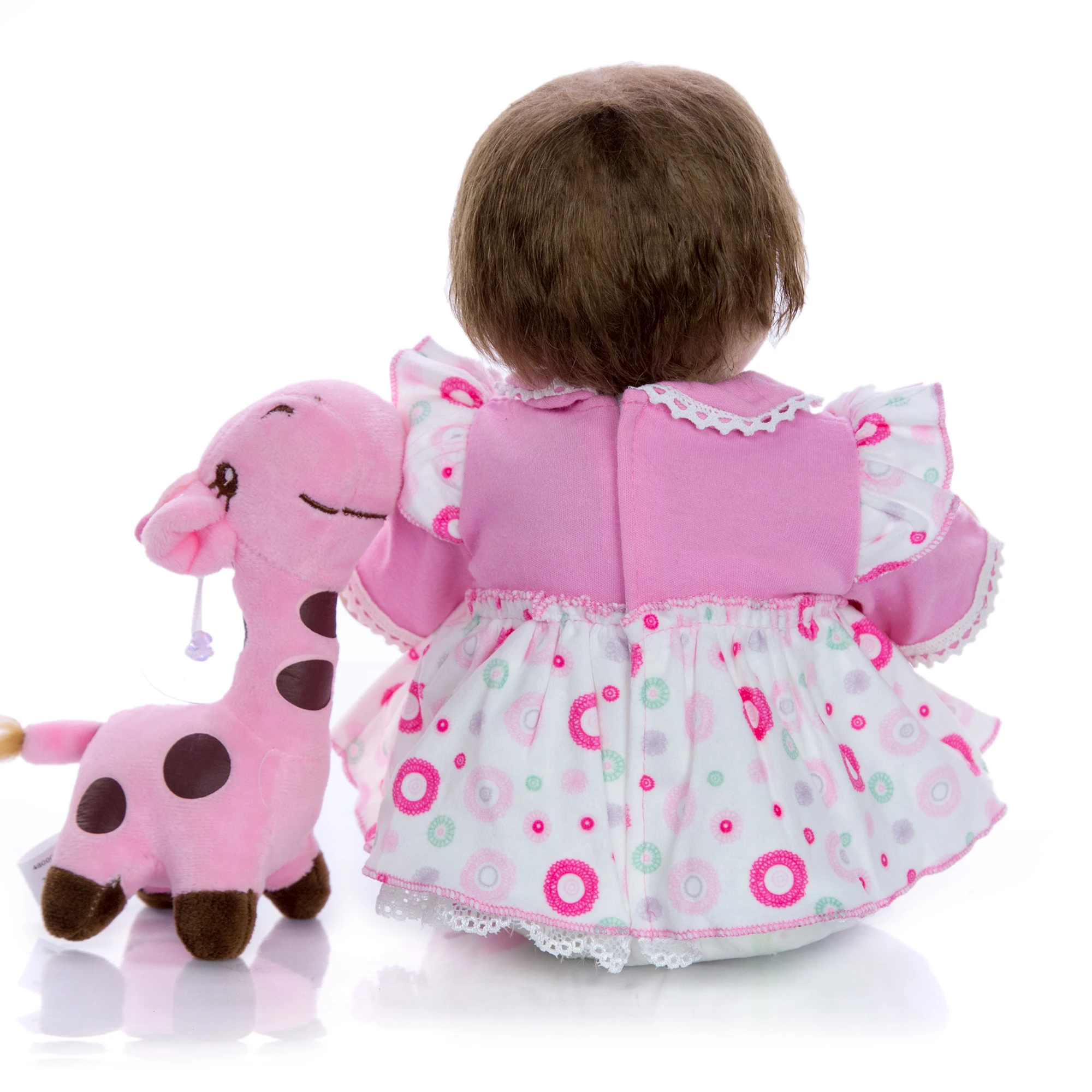 

Limited Collection Reborn Baby Doll Toys Stuffed Vinyl Cloth Body Realistic Closed Eyes Baby Doll Toy For Kids Birthday Gifts