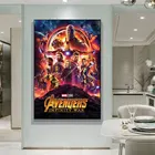 Marvel фильма мстители Плакаты и принтами Одежда Супергерои Железный человек Халк Холст Картина постер на стену дома Декор в гостиную