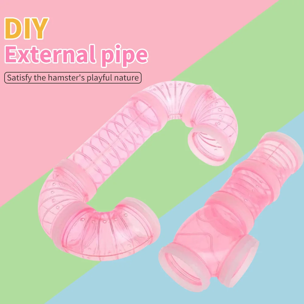 8 шт Многофункциональный хомяк туннель сборка труба комплект дооснащения