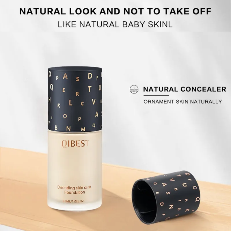 

30ml Matte Face Concealer Cream Brighten Skin Tone Cover Spots Liquid Foundation Waterproof Light Base Makeup New Arrival