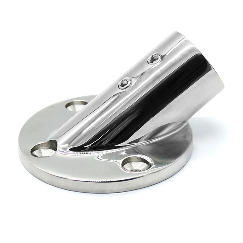 

Heavy Dudy 316SS Marine Boat Hand Rail Fittings 30 Degree Round Base For 1'' OD Tube