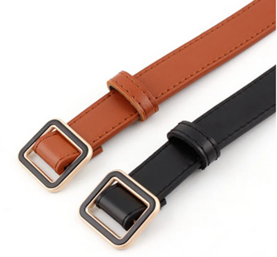 Ремень с пряжкой Женский модный универсальный ремень под джинсы Простой