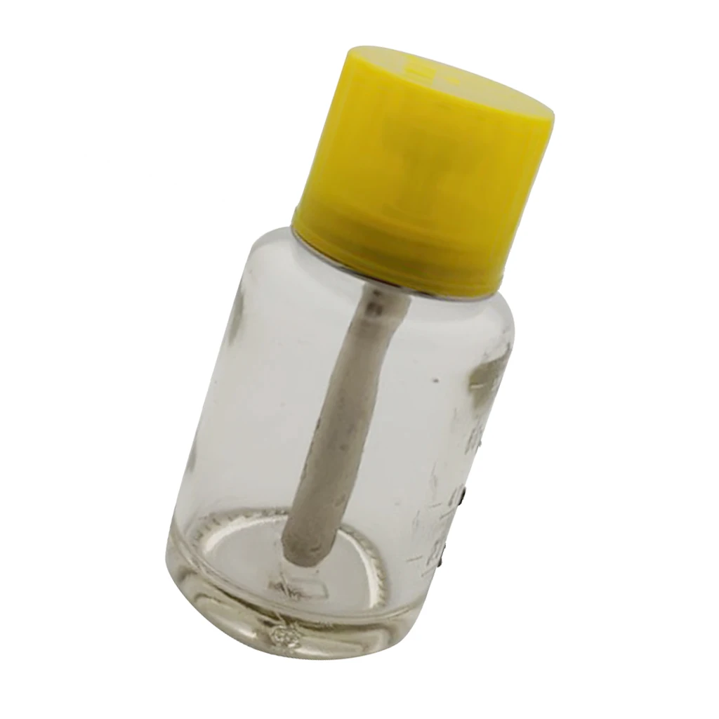 

80ml Glass Push Down Empty Lockable Pump Dispenser Bottle For Nail Polish