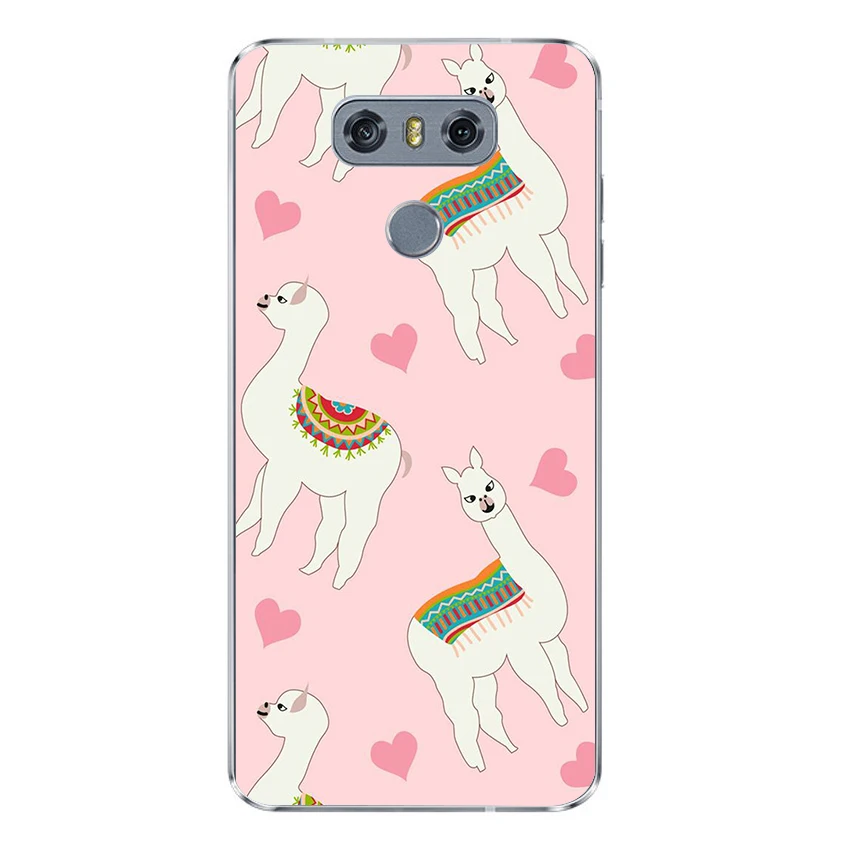 Ciciber милый лама для LG G7 G6 G5 G4 V40 V35 V30 V20 THINQ Мягкий ТПУ чехол телефона K8 K10 K4 K7 2017 2018 K9 K11