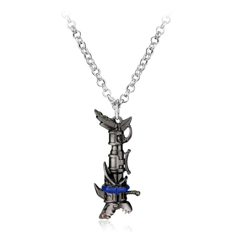 

The New League of Legends Game Peripheral Pendant Necklace Trending personality fashion Jinx weapon necklace Jewelry wholesale