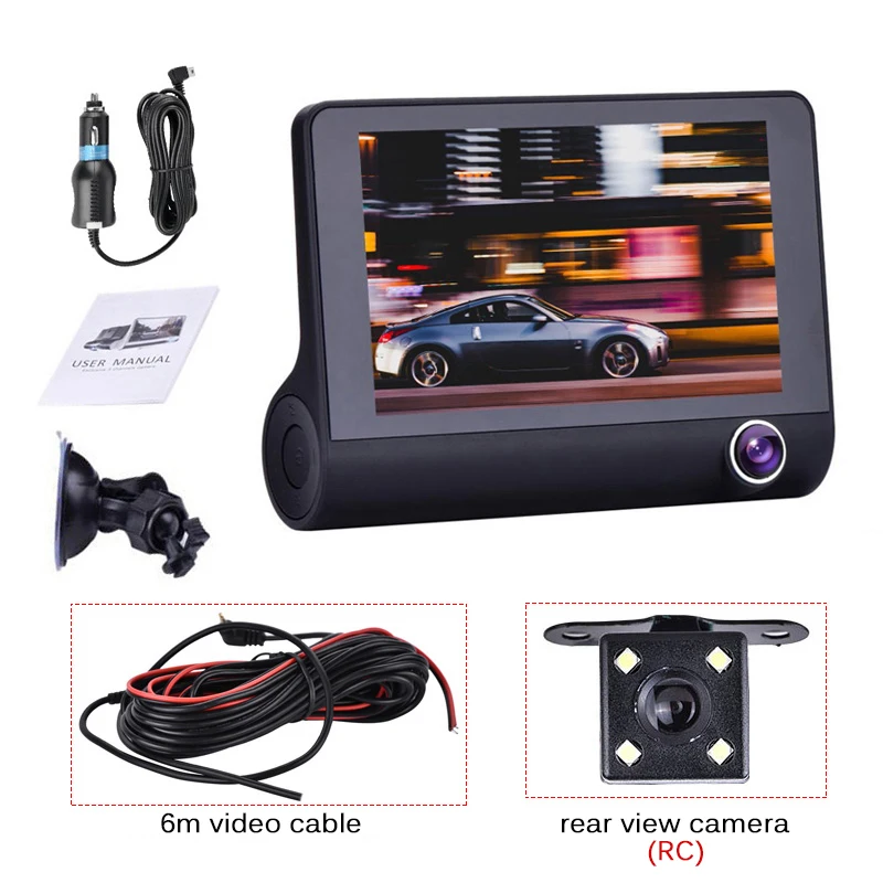2020 Новая оригинальная автомобильная dvr камера Dashcam Full HD 1080P видео регистратор