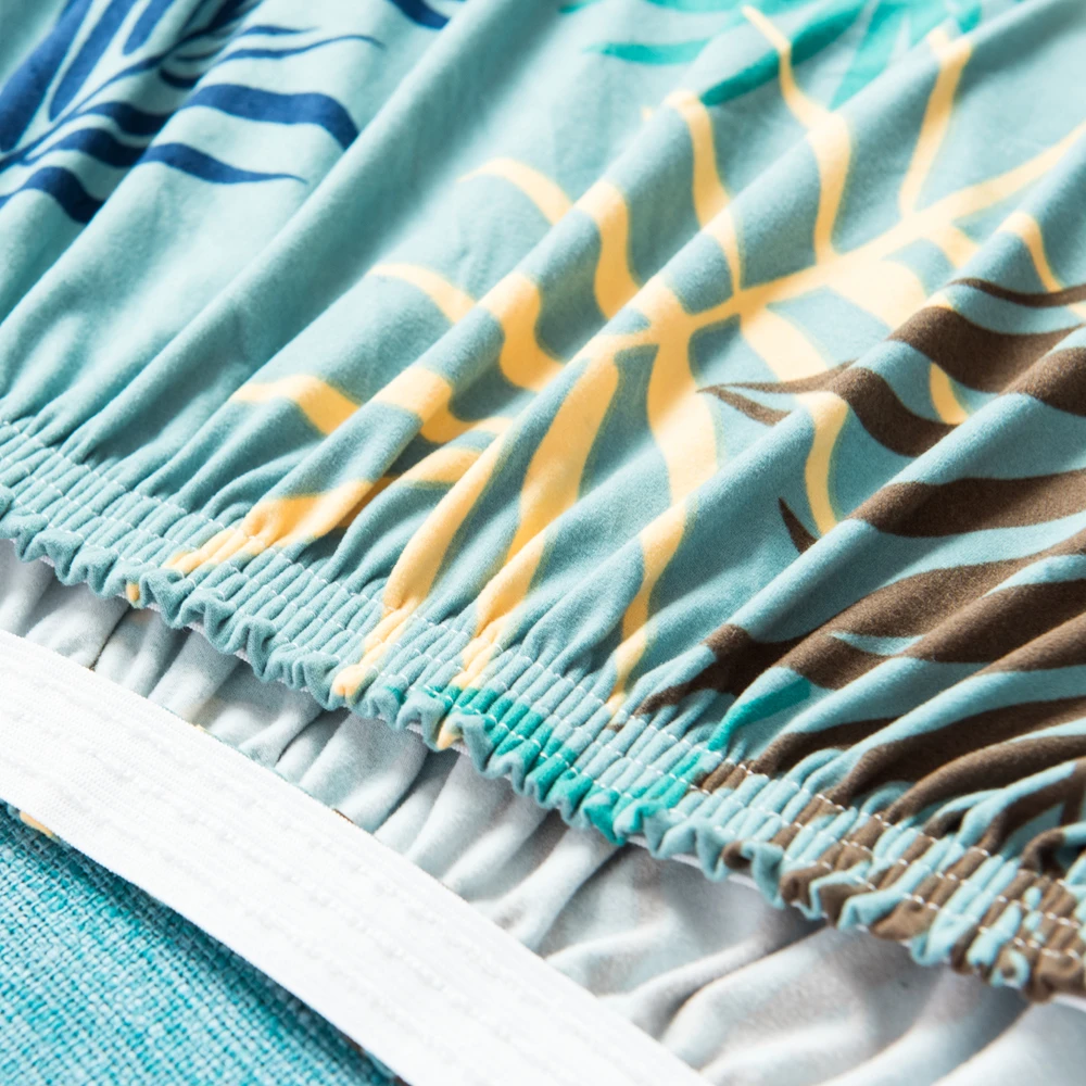 

Sloping Arm Chair Cover Elastic Armchair King Back Wing Sofa Back Chair Cover Stretch Protector Slip Cover Protector