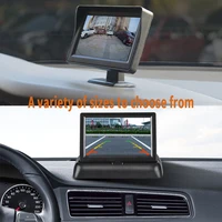 hd800480 lcd tft screen 4 3 car monitor reversing parking monitor with 2 video inputs optional rear view camera and front