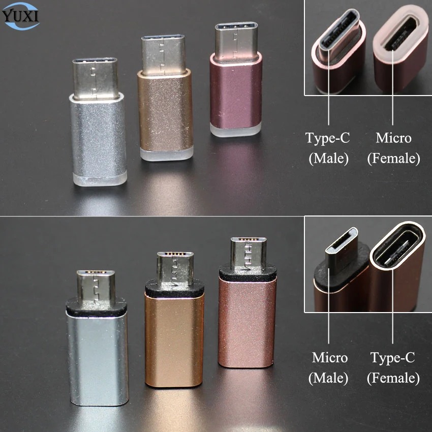 Адаптер OTG с Type C на Micro USB / Поддержка синхронизации данных и зарядки конвертер для