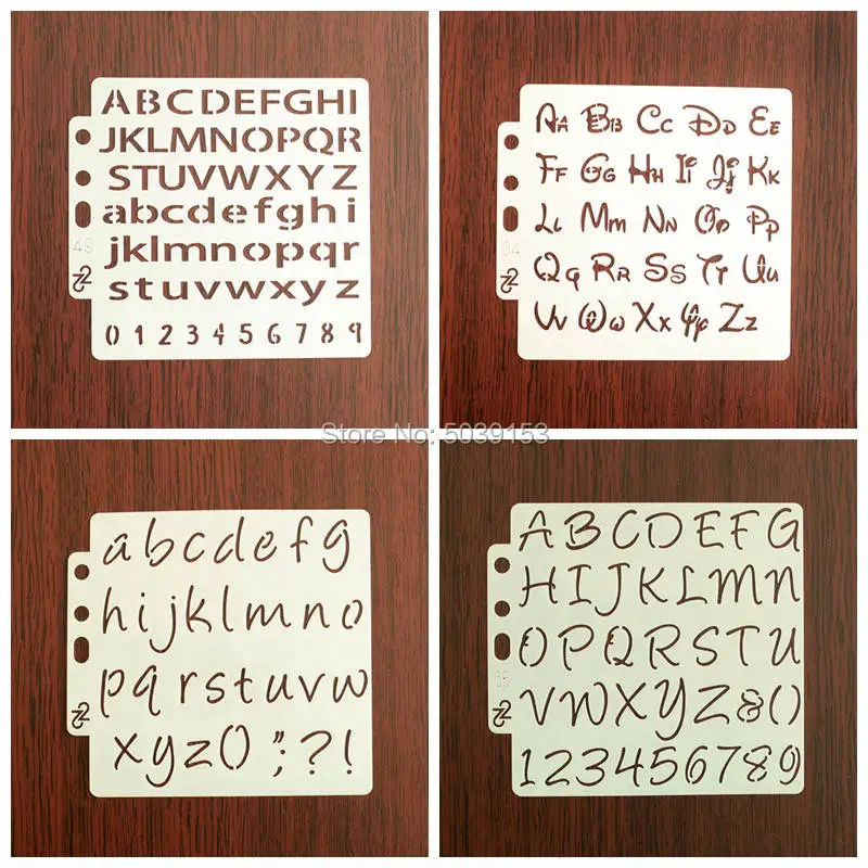

Художественные A-Z, алфавит, Многослойные Полые трафареты, штампы для скрапбукинга, тиснение, настенная живопись, предварительный рисунок, л...