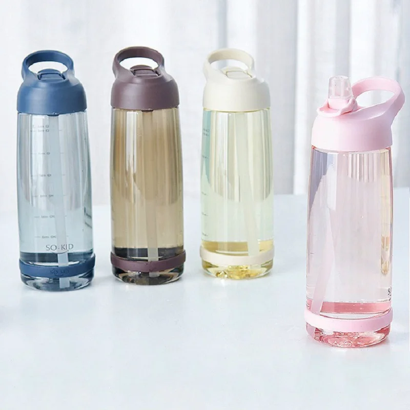 

NEW Outdoor Water Bottle With Straw Sports Travel Bottles Leak Proof Eco-Friendly Water Bottles Children Kawaii Cup Waterbottle
