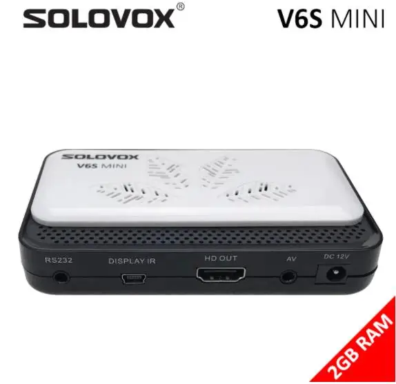 SOLOVOX V6S мини DVB-S2 дополнительный WI-FI 3G модем 1080P спутниковый ТВ приемник Cam Мощность