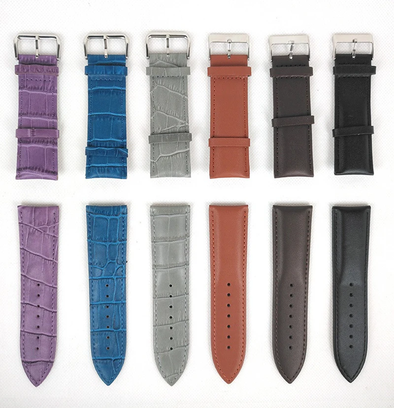 26 мм ремешок из натуральной кожи для часов мужчин и женщин высокое качество