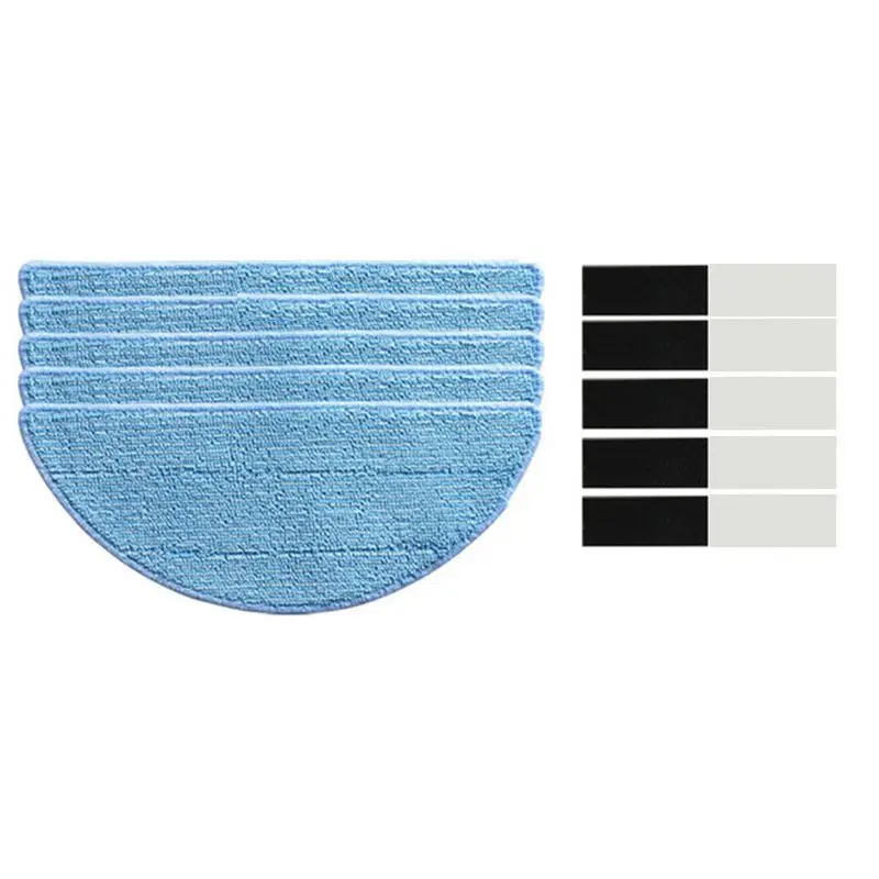 10xMop Cloth+10xmagic paste for chuwi ilife v5s v5 pro x5 V3+ V5 V3 v5pro vacuum cleaner parts Sweeping robot access | Бытовая техника