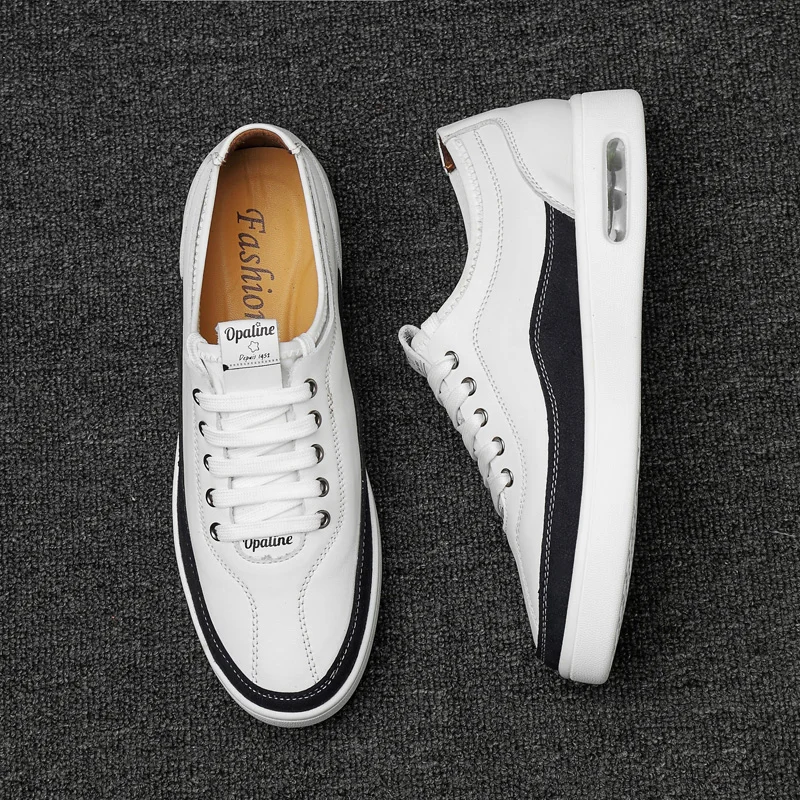 Мужская повседневная обувь из натуральной кожи модная брендовая деловая удобная