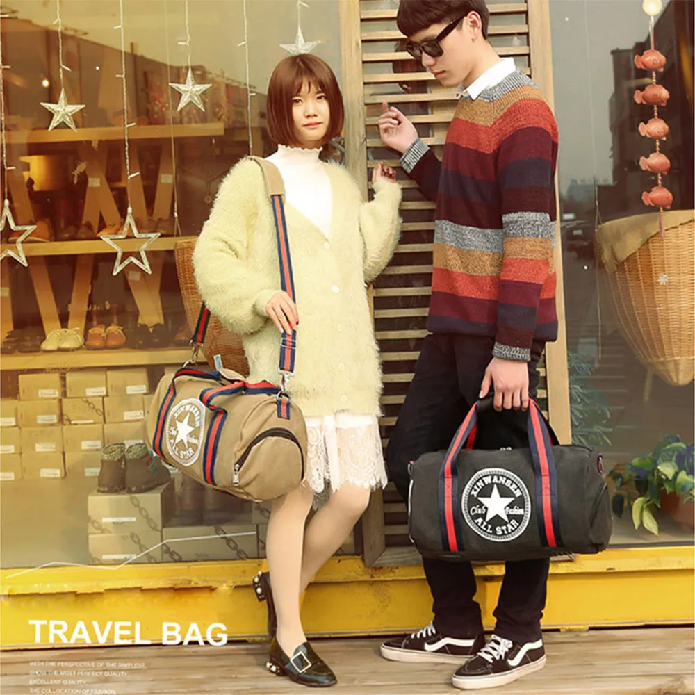 Спортивные сумки унисекс спортивная сумка для мужчин фитнеса футбола Холщовая