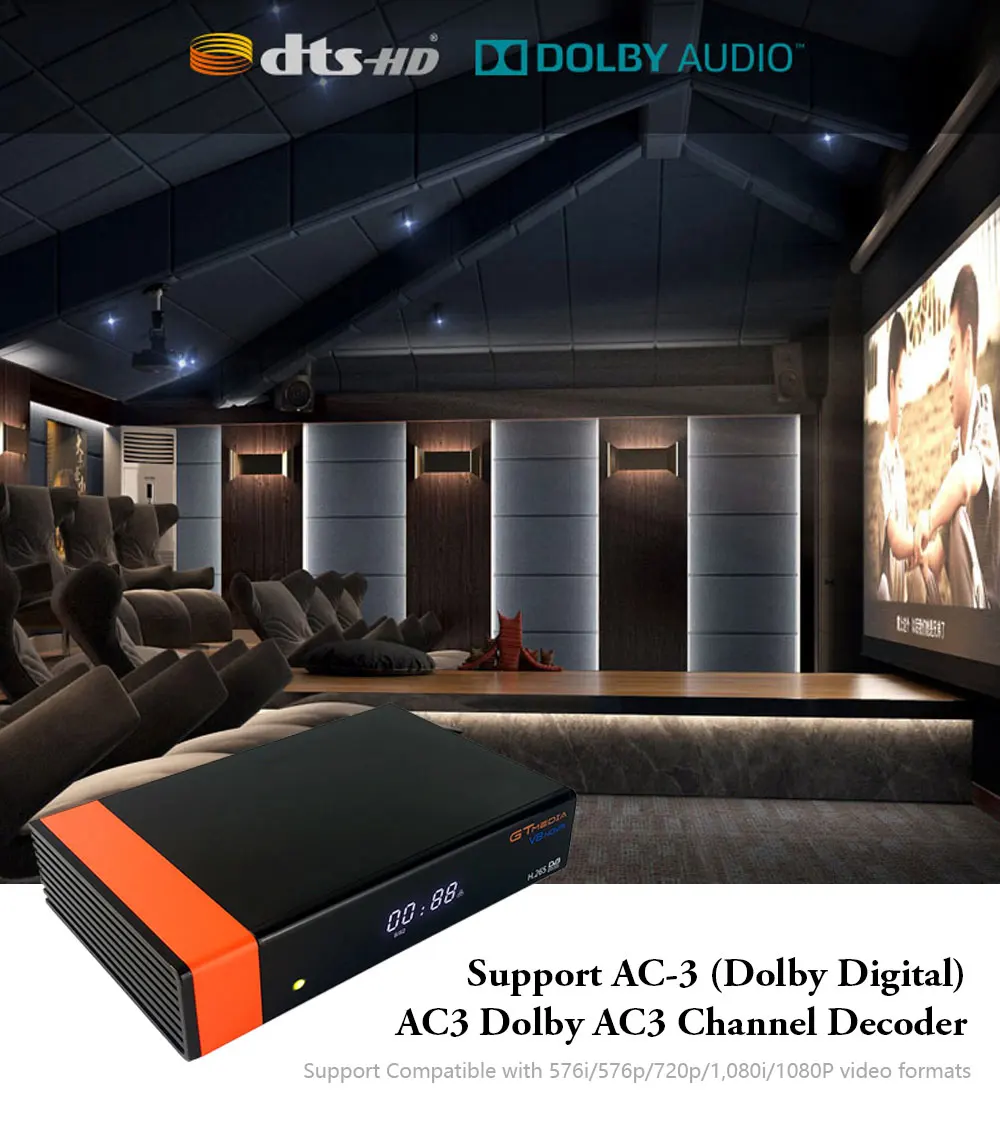 Горячая DVB S2 V8 Nova HD1080p H.265 спутниковый приемник встроенный wifi Поддержка сетевой CCCAM PVR DVB S2 V8 Nova приемник